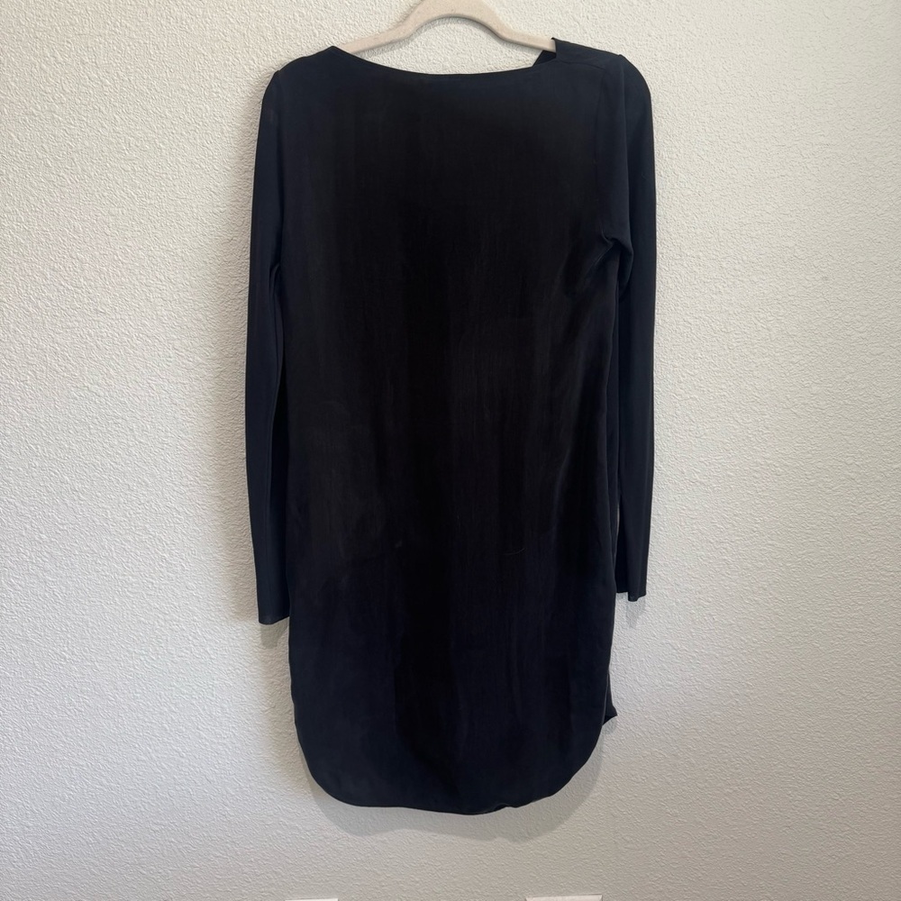 NWT Cos Womens‎ Size 6 Black Sheath Drape Neck Dress Office Preppy Minimal Boho - Picture 12 of 12